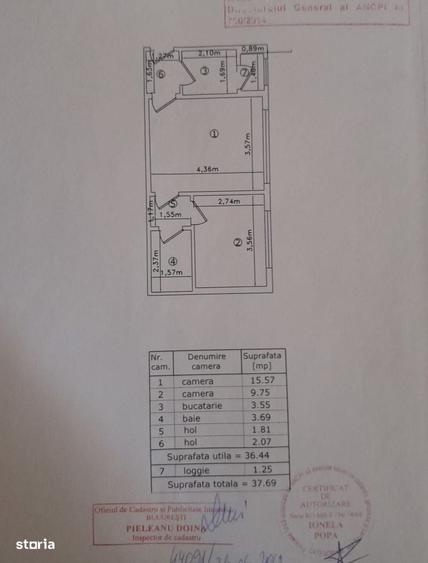Apartament cu 2 camere în Berceni