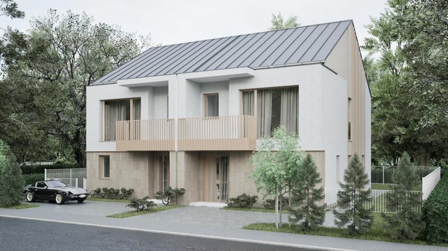 Duplex cu 4 camere cu Canalizare în Popești