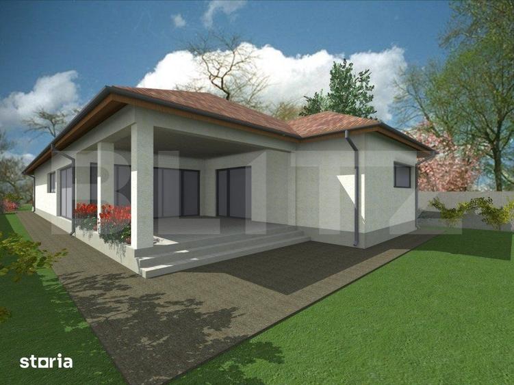 Casă cu 6 camere cu Teren 1023 Mp în Ghercești