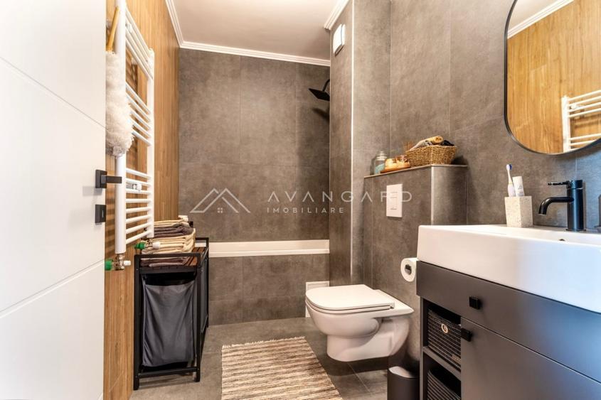Apartament cu 2 camere semidecomandat, mobilat în Apahida