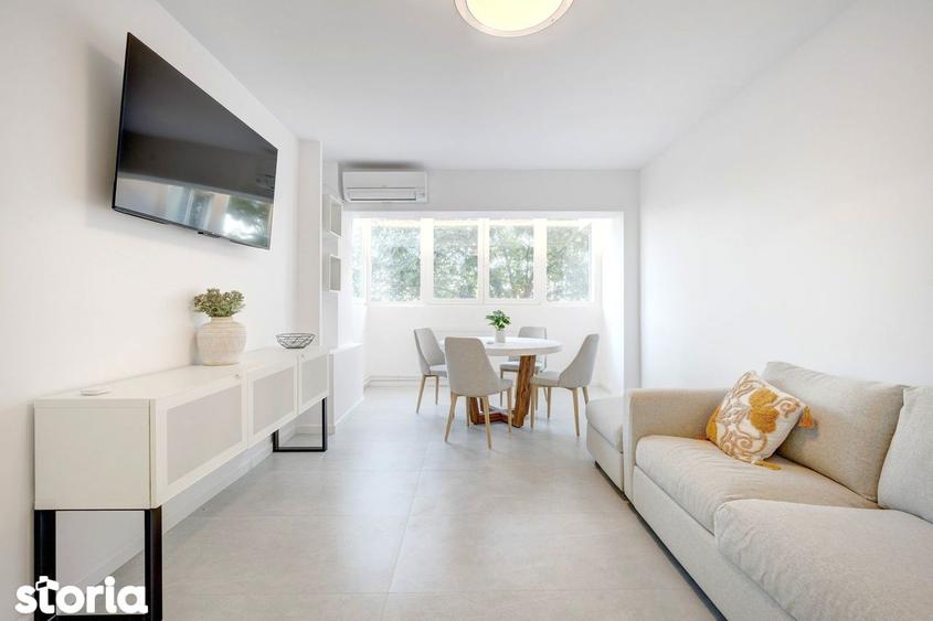 Apartament cu 3 camere semidecomandat în Floreasca