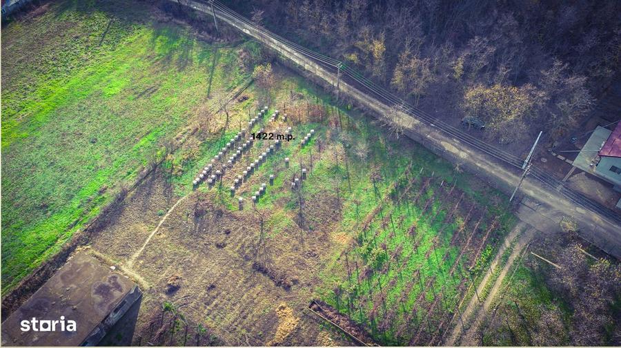 Teren de 1422 mp, în Popricani