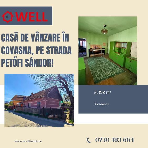 Casă cu 3 camere cu Teren 2352 Mp în Central