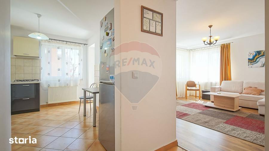 Apartament cu 2 camere semidecomandat în Central
