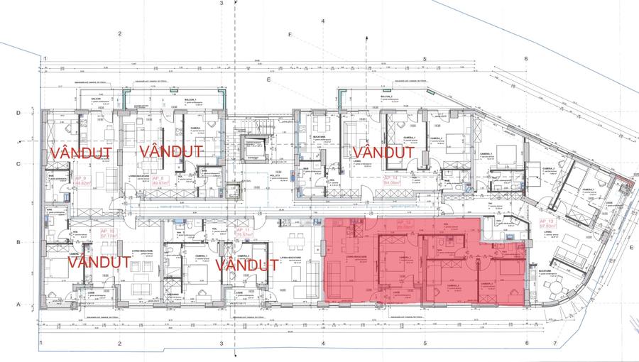 Apartament cu 4 camere decomandat în Mărăști