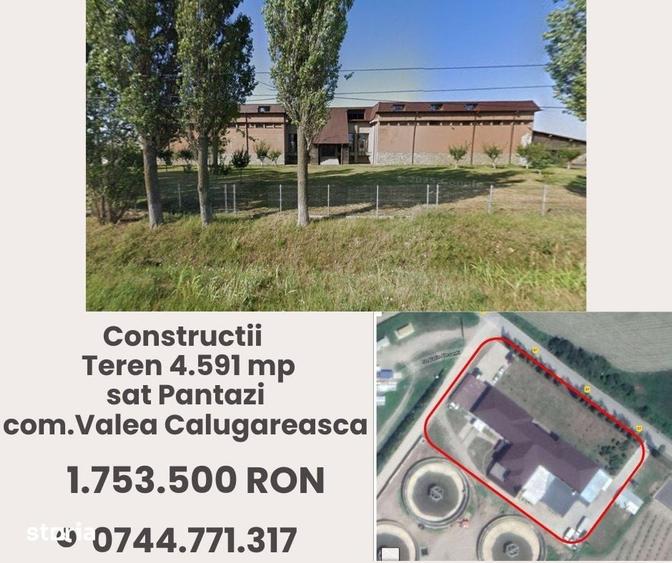 Spațiu comercial, de 1,560 mp, în Valea Călugărească