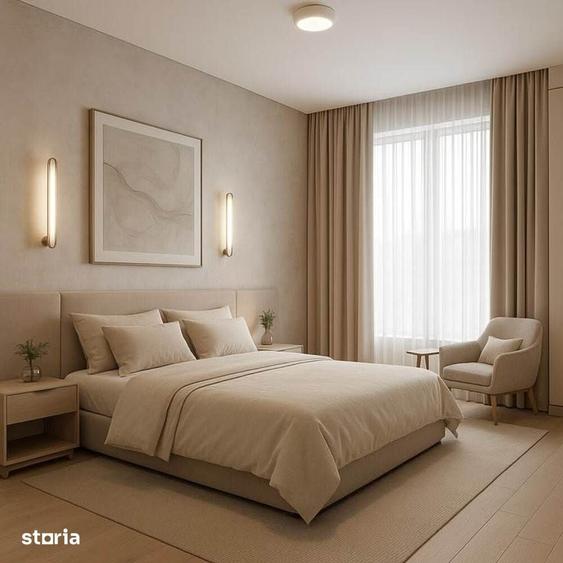 Apartament cu 2 camere decomandat în Chiajna