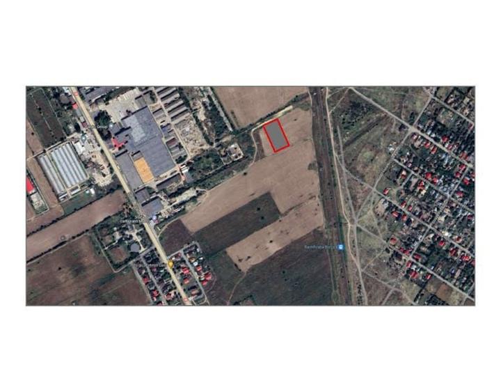 Teren de 5000 mp, în Fetești-Gară