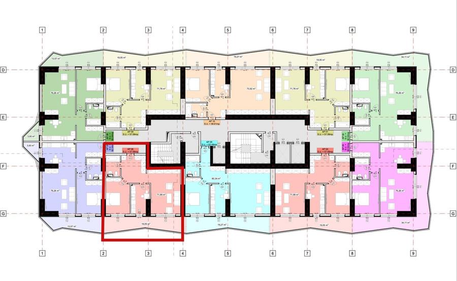 Apartament cu 2 camere în Central
