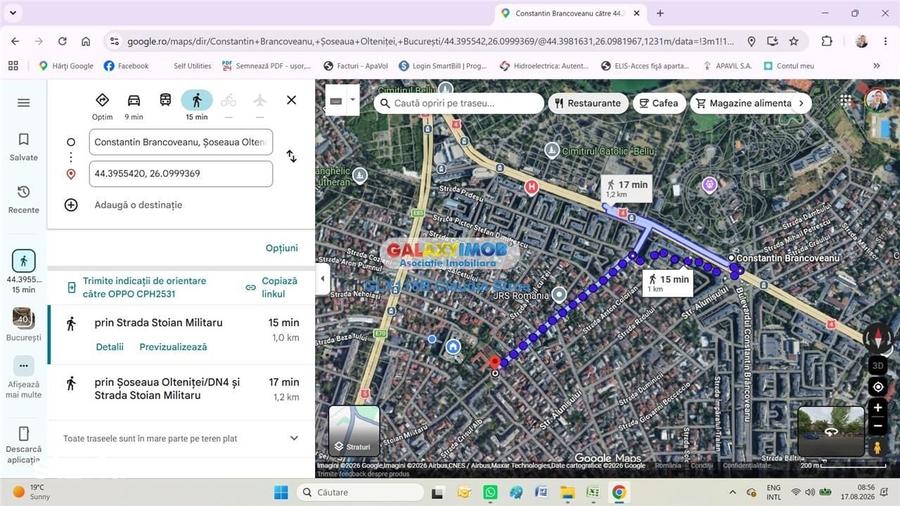 Casă cu 2 camere cu Teren 100 Mp în Giurgiului