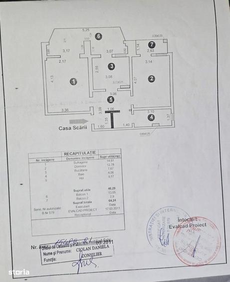 Apartament cu 2 camere în Micro 14