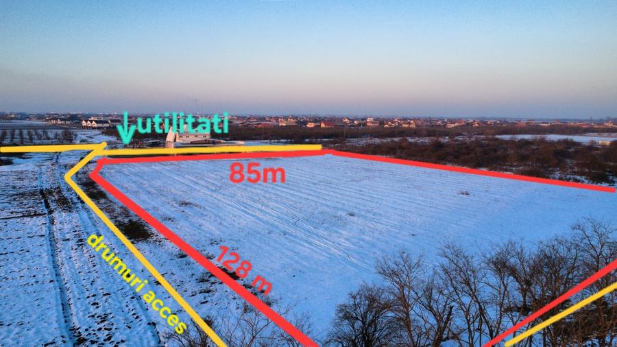 Teren Construcții intravilan de 11412 mp, în Șag