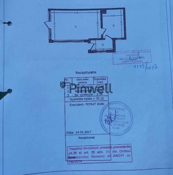 Teren Construcții intravilan de 382 mp, în Berceni