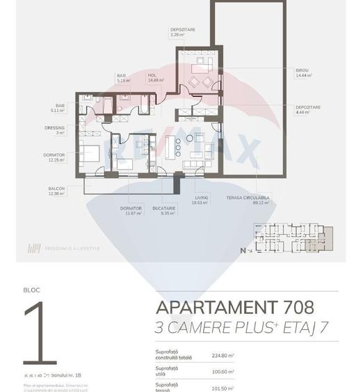 Apartament cu 4 camere în Bartolomeu