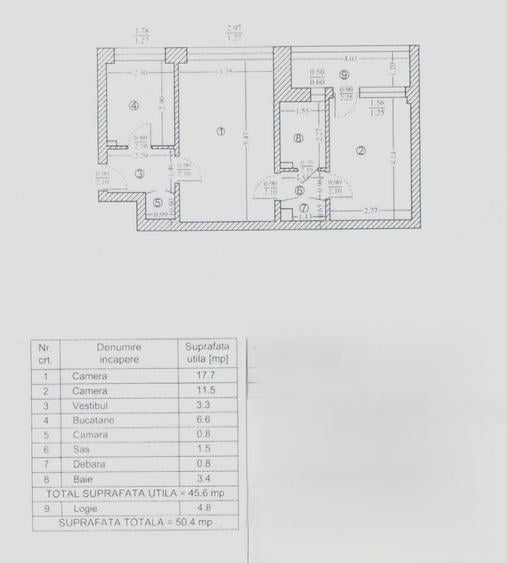 Apartament cu 2 camere semidecomandat, mobilat în Bucur Obor