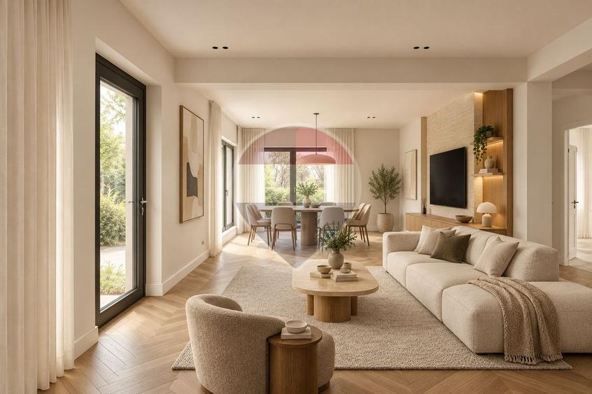Casă individuală cu 5 camere cu Teren 450 Mp în Brănești