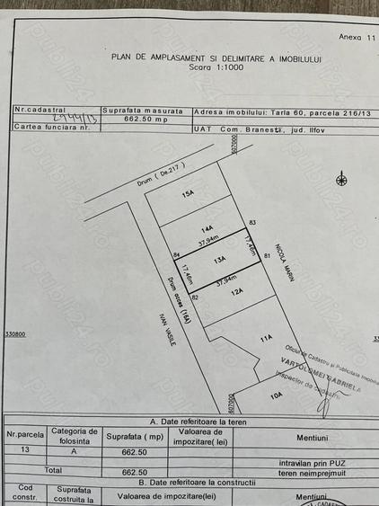 Teren pentru constructie locuinta in comuna Branesti - 1