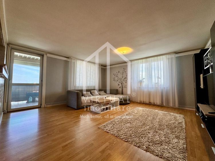 Apartament cu 3 camere semidecomandat, mobilat în Terezian