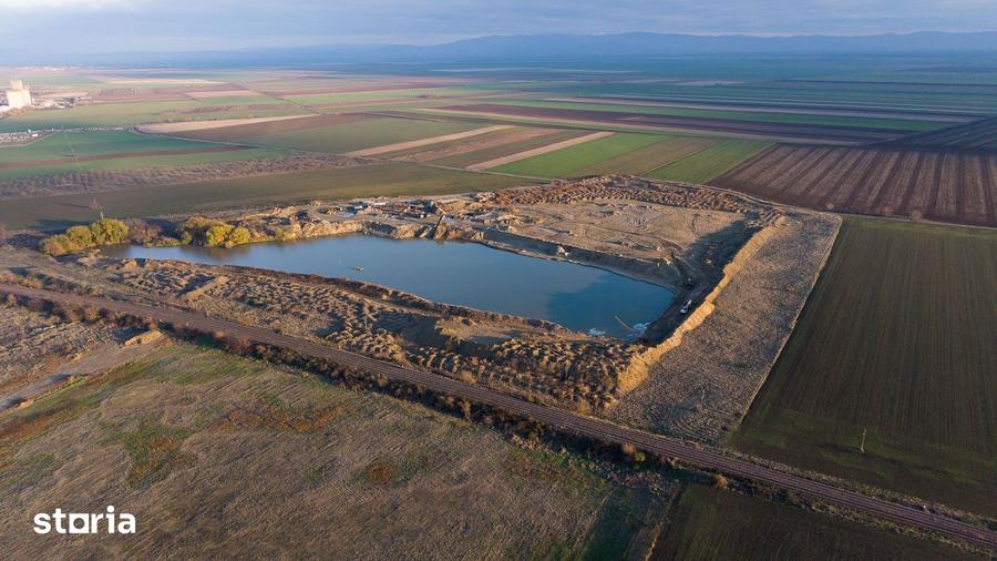 Balastiera in jude?ul Arad cu teren de 12.5 ha - 13
