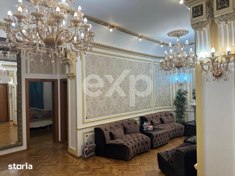 Apartament cu 5 camere decomandat, mobilat în Romană