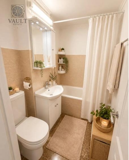 Apartament cu 3 camere decomandat, mobilat în Titan