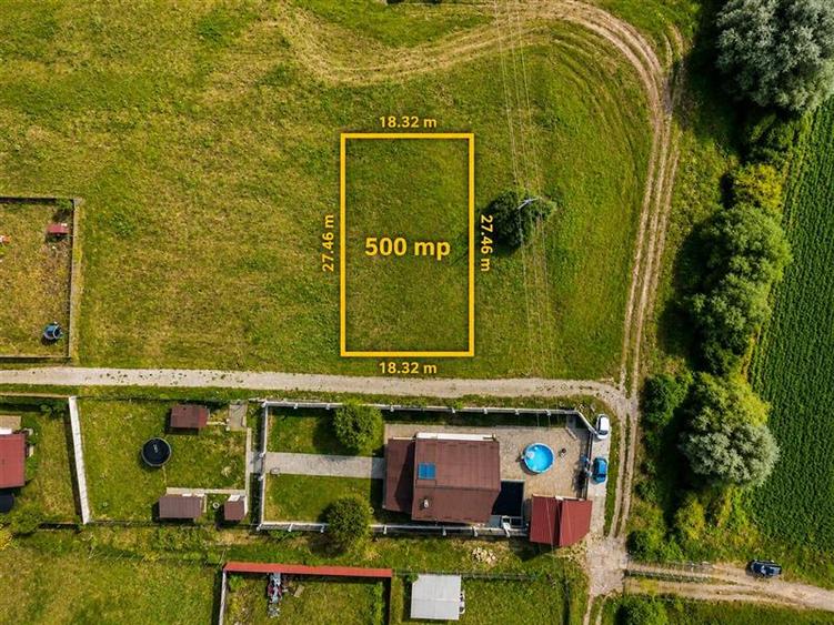 Teren agricol extravilan de 500 mp, în Sântana de Mureș