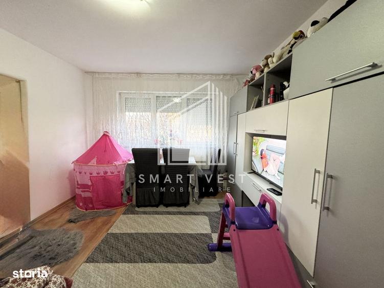 Apartament cu 2 camere semidecomandat în Micro 15