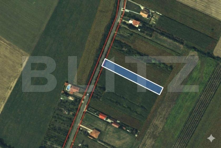 Teren Construcții intravilan de 2500 mp, în Nord
