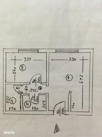Apartament cu 3 camere decomandat în Unirii Sud