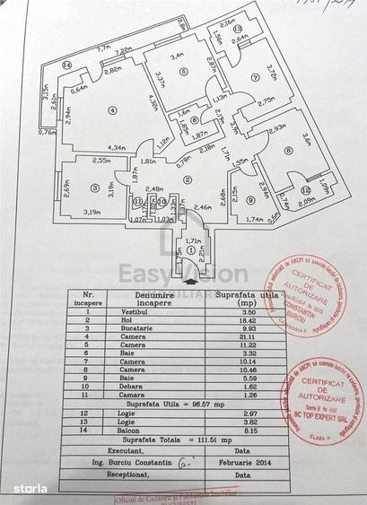 Apartament cu 4 camere decomandat în Universitate