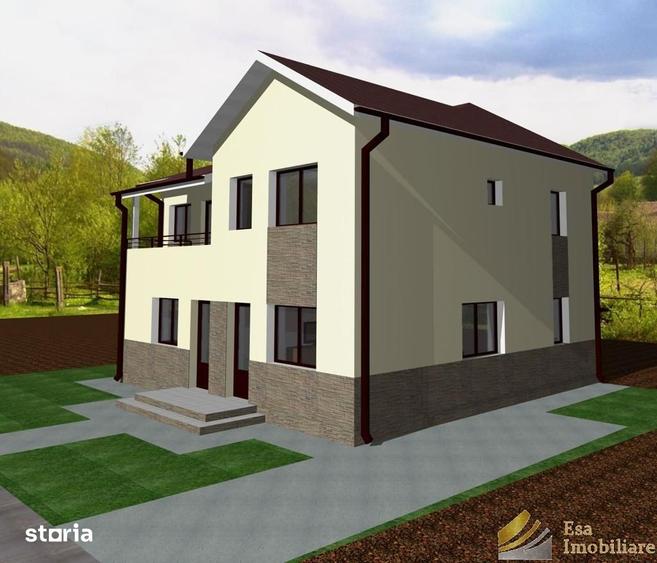 Casă cu 2 camere cu Teren 234 Mp în Militari
