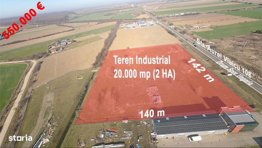 Teren de 20000 mp, în Aurel Vlaicu