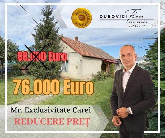 Casă individuală cu 3 camere cu Canalizare în Nord-Vest