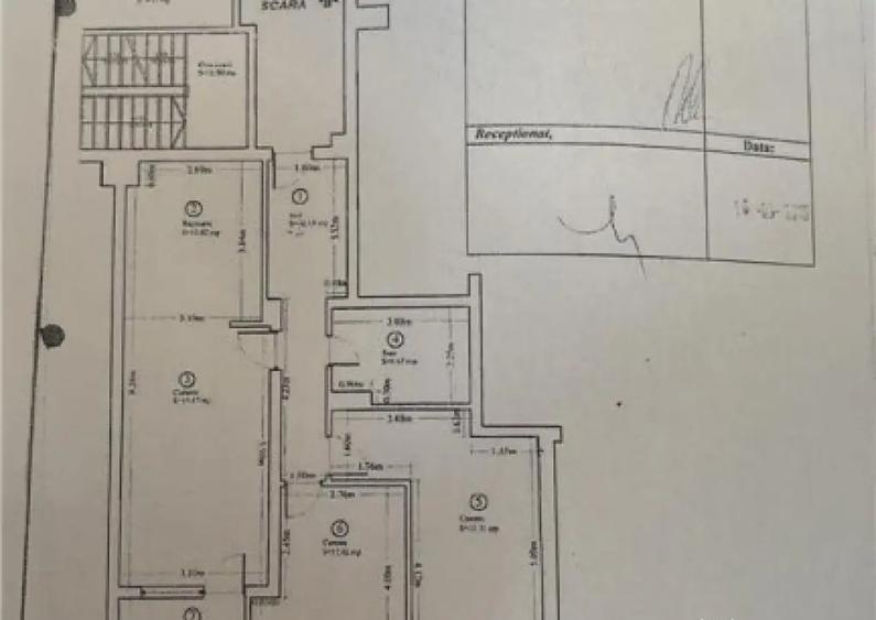 Apartament cu 3 camere decomandat, mobilat în Tractorul