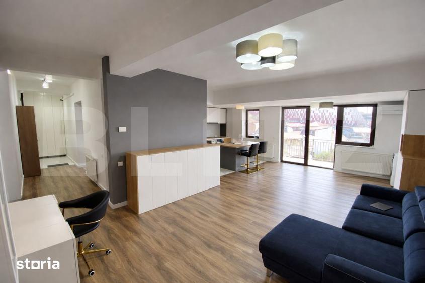 Apartament cu 2 camere, mobilat în Gruia