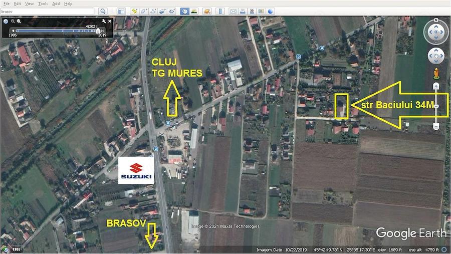 Teren de 1500 mp, în Stupini