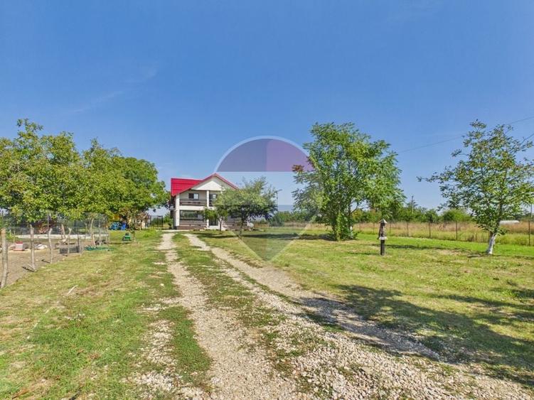 Casă individuală cu 8 camere cu Teren 2220 Mp în Dârza