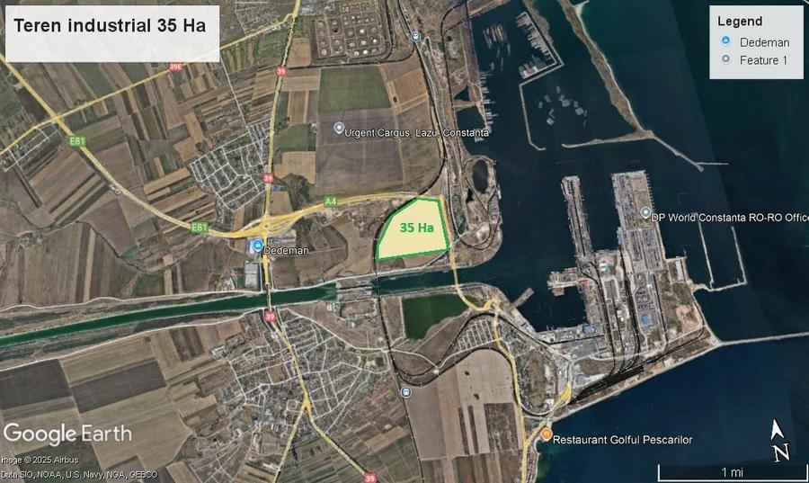Teren Construcții intravilan de 350000 mp, în Exterior Sud