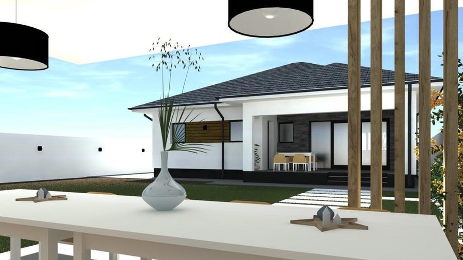 Casă individuală cu 4 camere cu Teren 550 Mp în Cihei