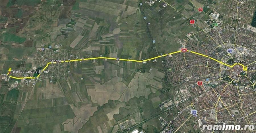 Vand teren intravilan 847mp, Sacalaz, Timis - 7
