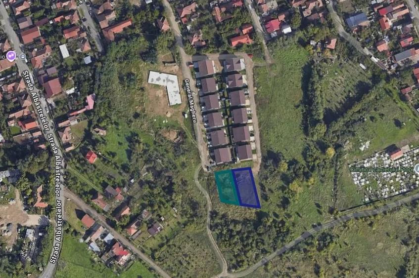 Teren de 1100 mp, în Plopi