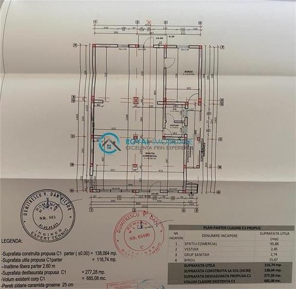 Spațiu comercial, de 237 mp, în Bereasca
