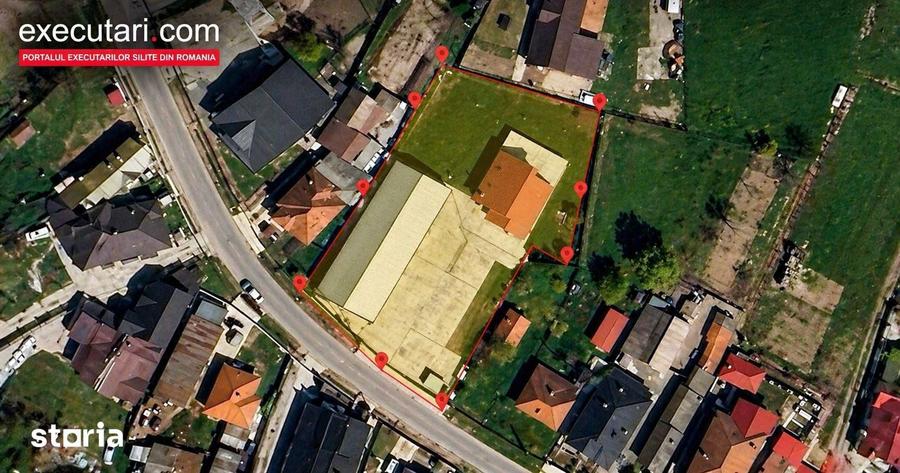 Casă cu 4 camere cu Teren 1812 Mp în Stâlpeni