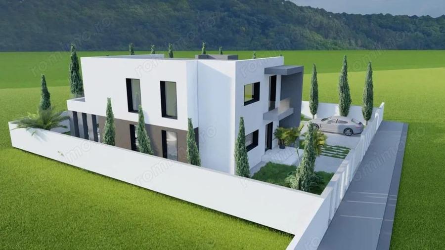 Casă cu 5 camere cu Teren 500 Mp în Cârcea