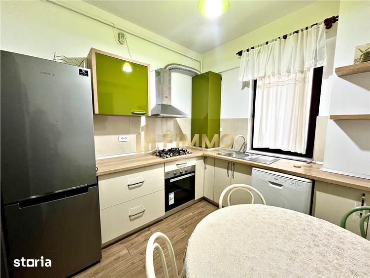 Apartament cu 2 camere decomandat, mobilat în Central