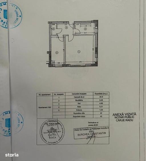 Apartament o camera cu bucatarie separata - Doamna Stanca - 13