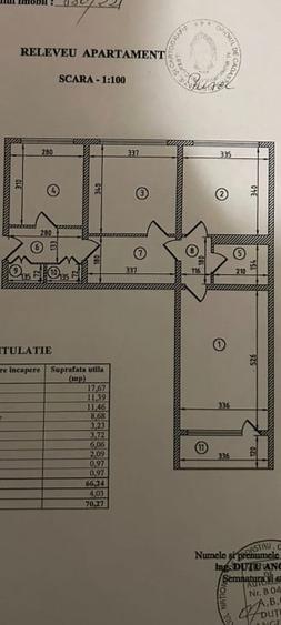 Apartament cu 3 camere decomandat, mobilat în Berceni