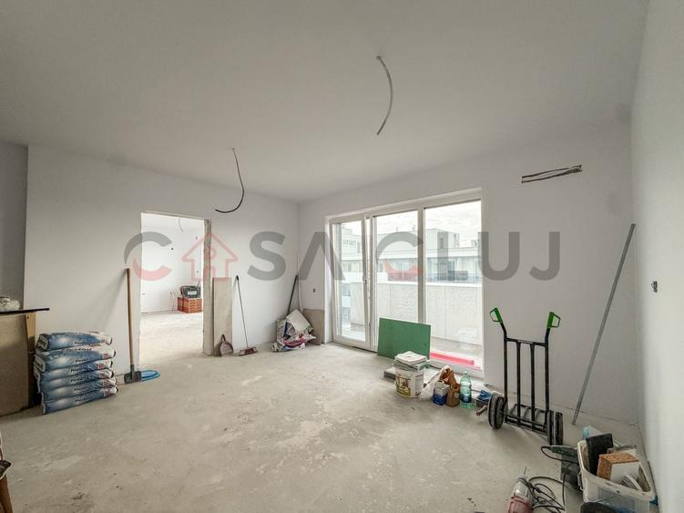 Apartament cu 3 camere semidecomandat în Iris