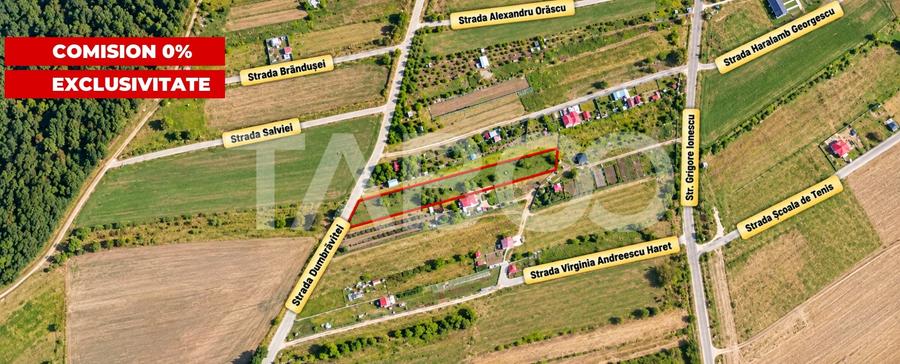 Teren Construcții intravilan de 3500 mp, în Arhitecților - Calea Cisnădiei