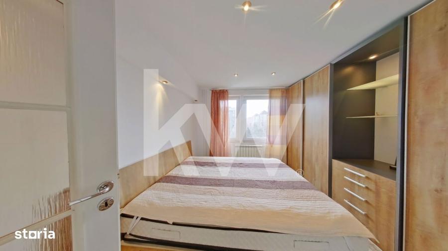 Apartament cu 2 camere semidecomandat, mobilat în Sud